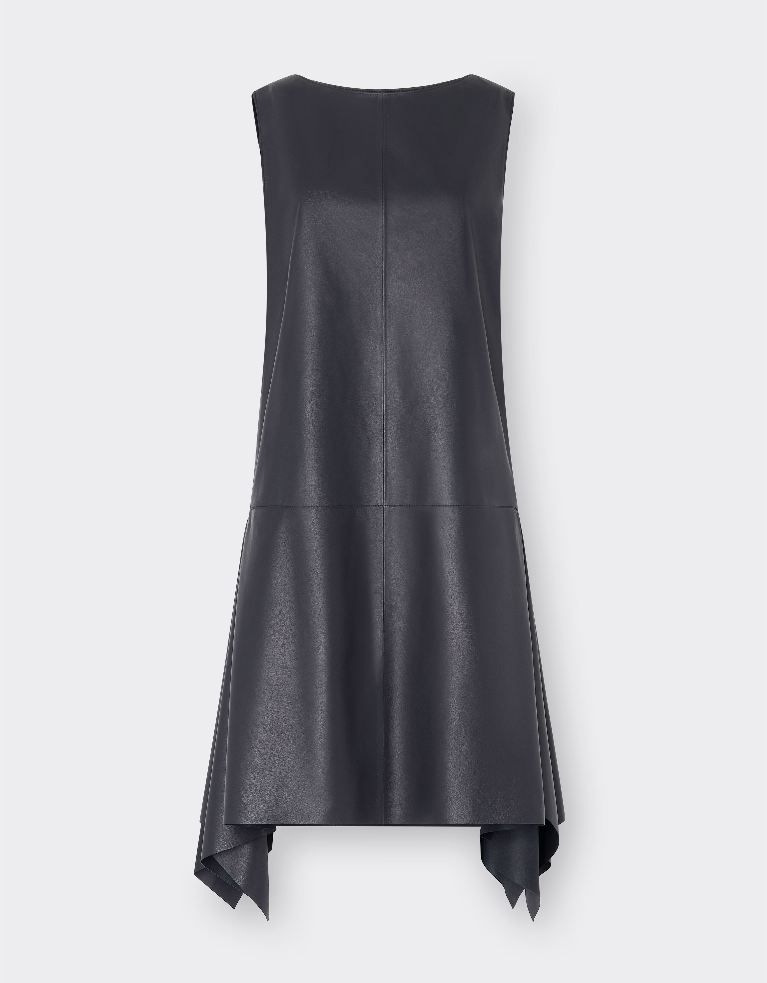 Ferrari Midi dress in nappa leather Navy 21783f