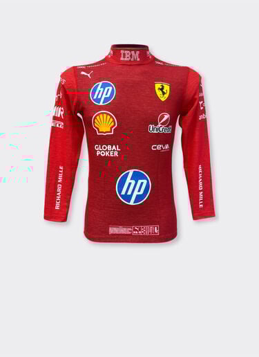 Charles Leclerc Puma for Scuderia Ferrari HP Las Vegas 2025 racing undersuit Ferrari Charles Leclerc Puma for Scuderia Ferrari HP Las Vegas 2025 racing undersuit Red LA0D6f