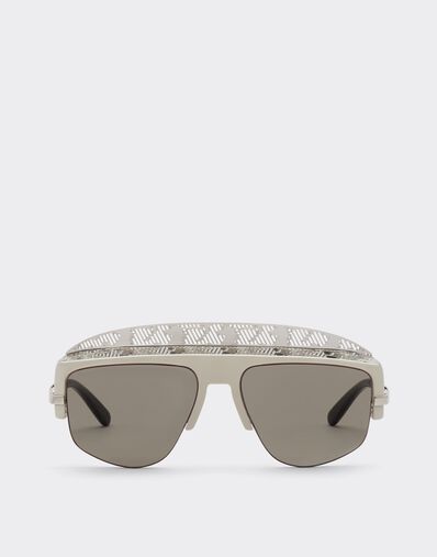 Ferrari Ferrari sunglasses with silver mirror lens Silver F1252f