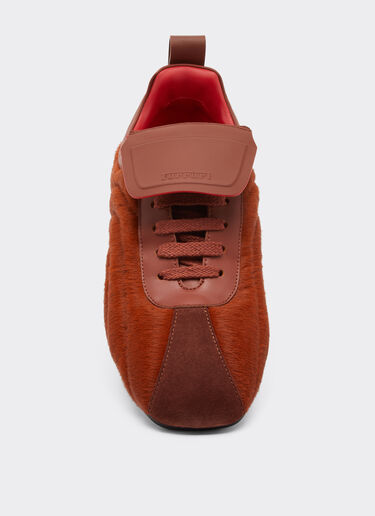 Ferrari Baskets de course en cuir, daim et peau de poney Cuir 49747f