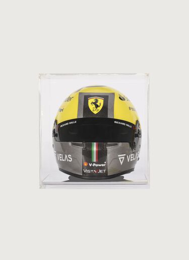 Ferrari ジャッロモデナ・スペシャルエディション カルロ・サインツ ミニヘルメット 1:2スケール イエロー F0651f