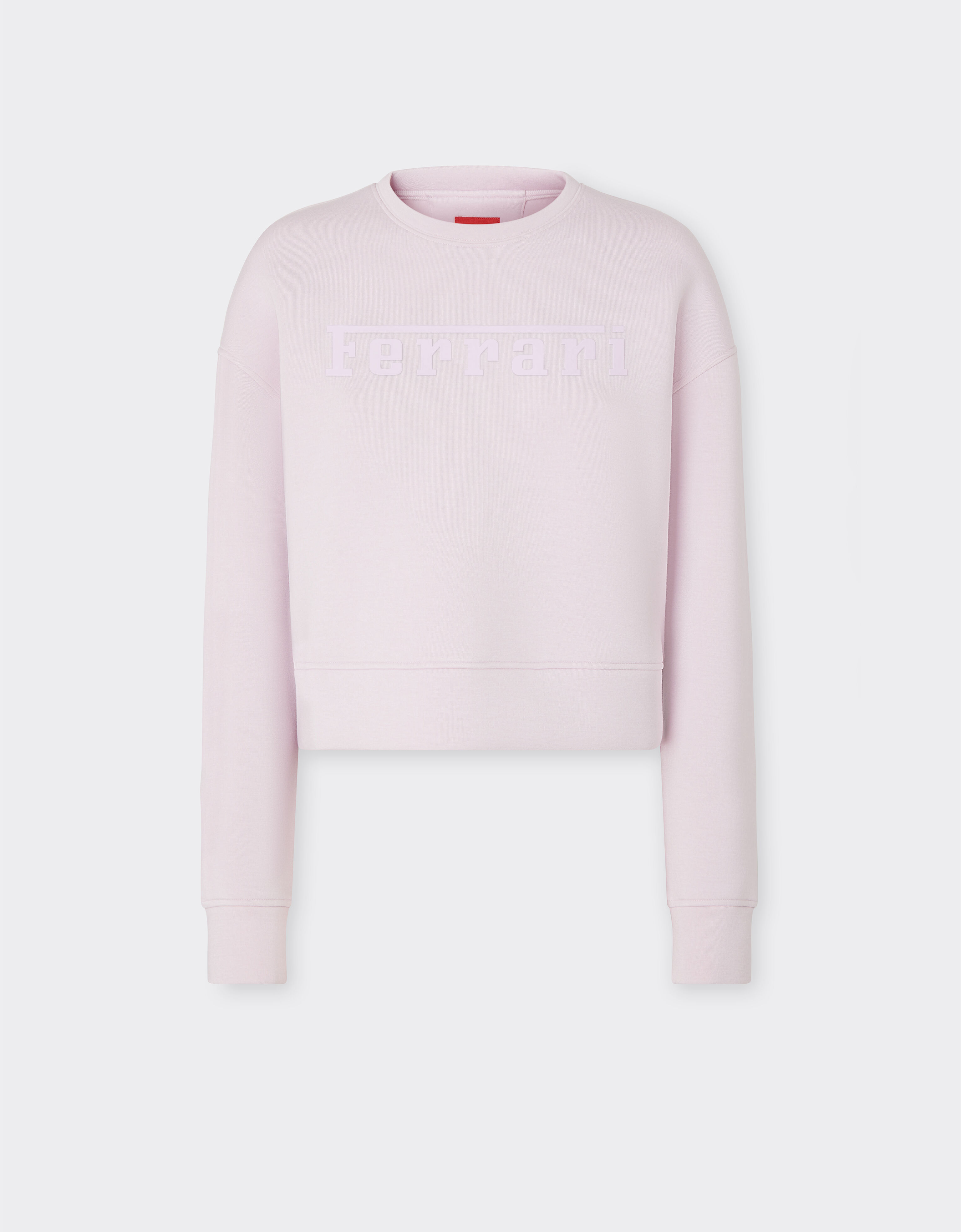 Ferrari Scuba sweatshirt with Ferrari logo Wisteria 20520f