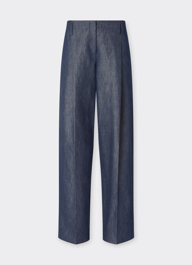 Ferrari Pantalone in tricotina effetto denim Denim Scuro 22450f