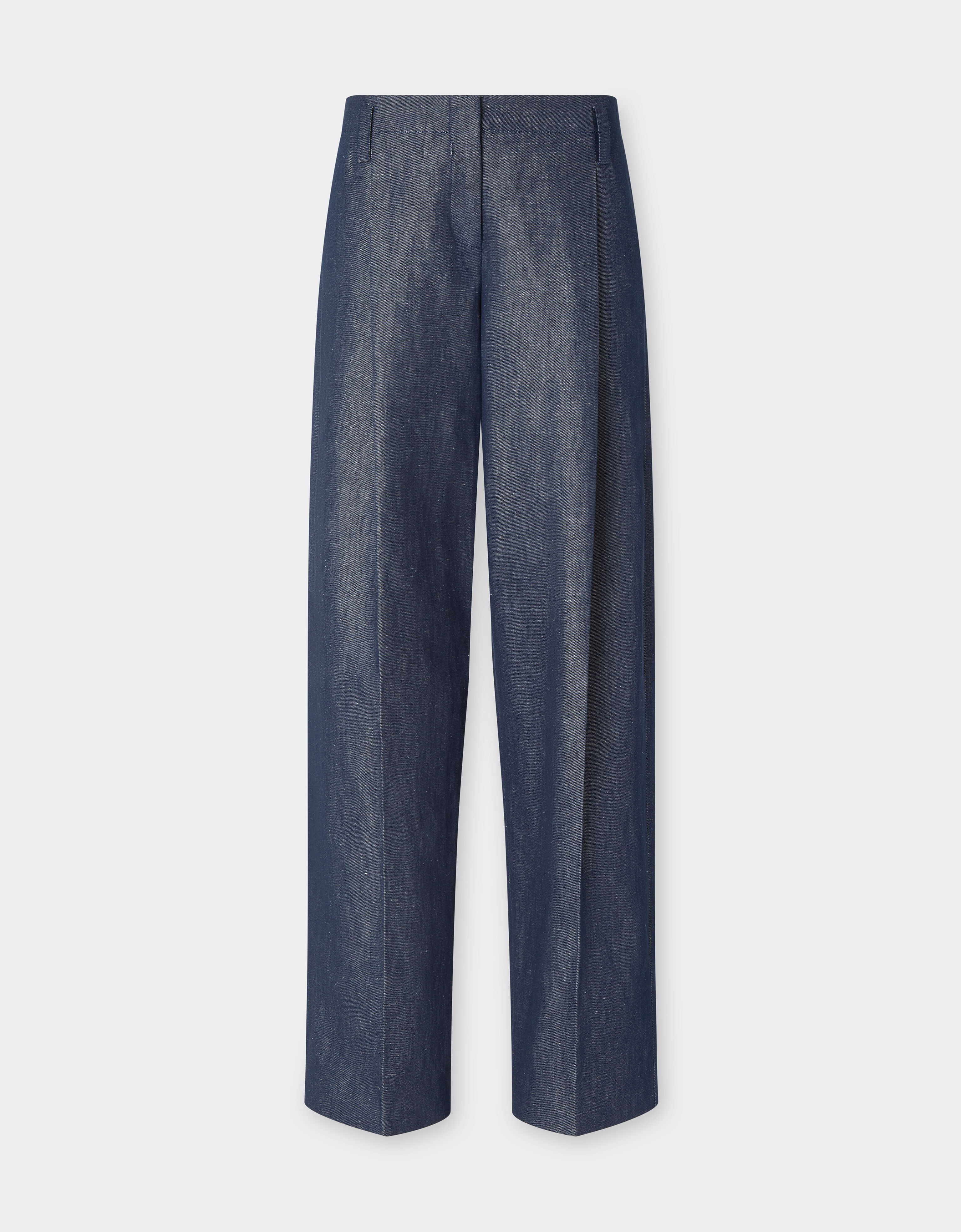 Ferrari Pantalone in tricotina effetto denim Denim Scuro 22450f