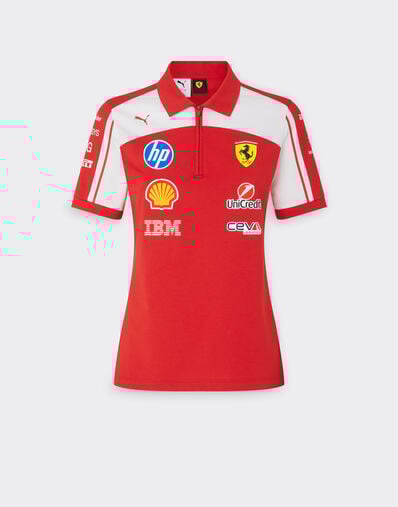 Ferrari 2026 Puma for Scuderia Ferrari HP Replica Polo Shirt Red LA0HFf