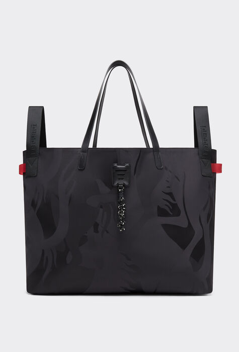 Ferrari Shopper bag in camouflage Prancing Horse nylon fabric Ingrid 20684f