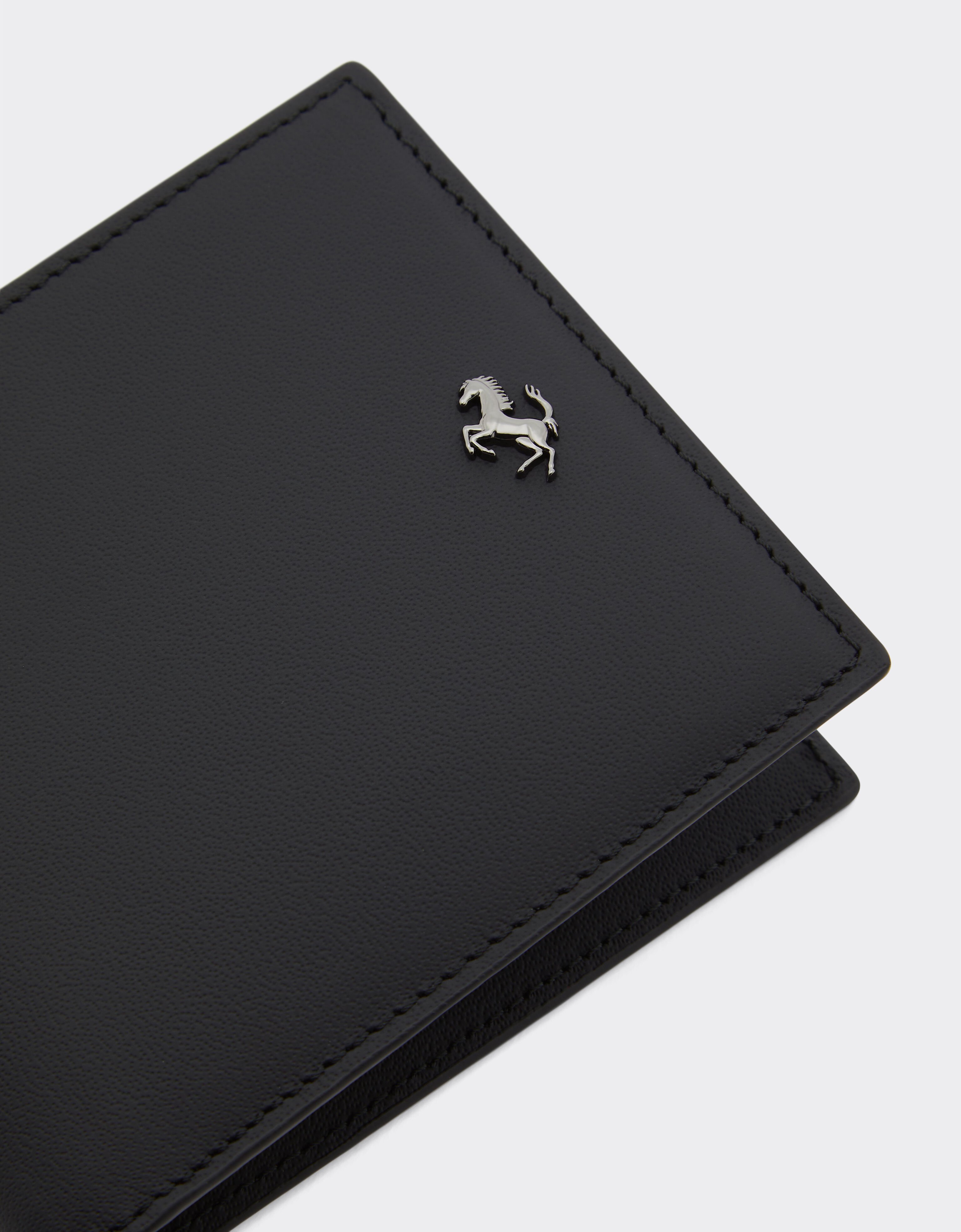 Second Life leather horizontal wallet Ferrari Second Life leather horizontal wallet Black 21434f