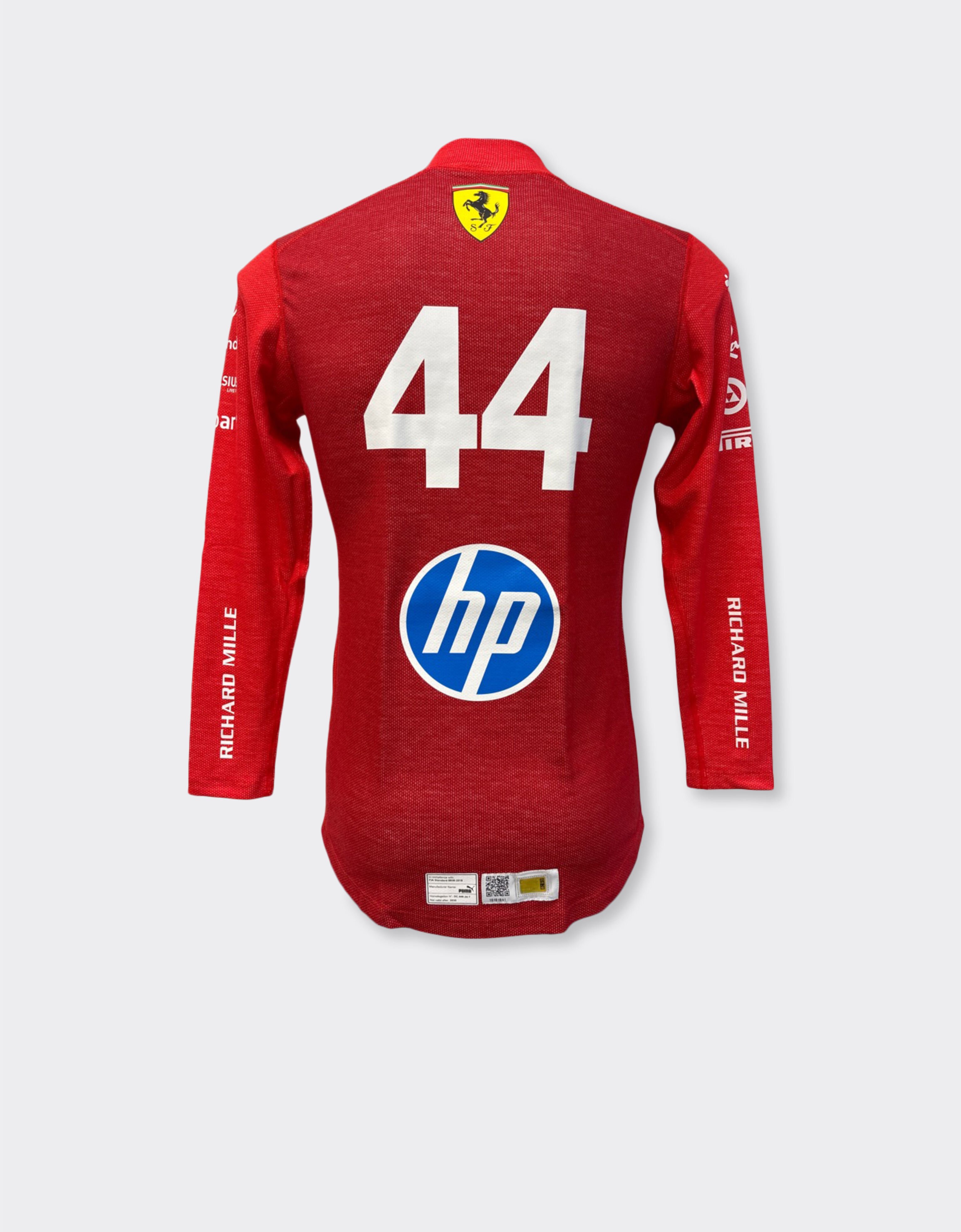 Lewis Hamilton Puma for Scuderia Ferrari HP Las Vegas 2025 racing undersuit Ferrari Lewis Hamilton Puma for Scuderia Ferrari HP Las Vegas 2025 racing undersuit Red LA0D7f