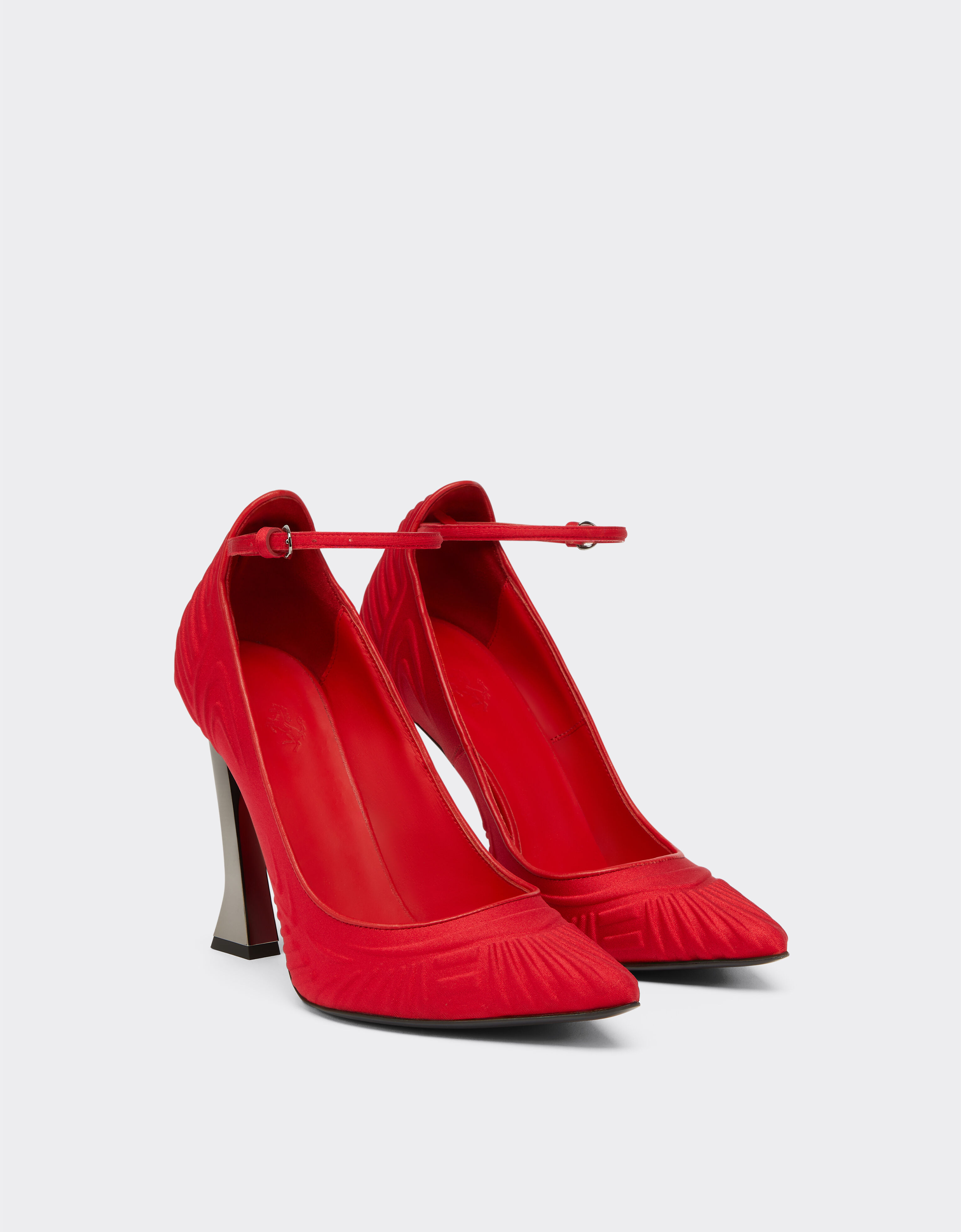 Decollete rosse con cinturino discount