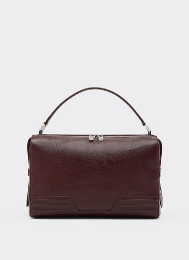 Bolso Ferrari GT Soft de piel granata Ferrari Bolso Ferrari GT Soft de piel granata Red brown CBWSB0002YL00071f