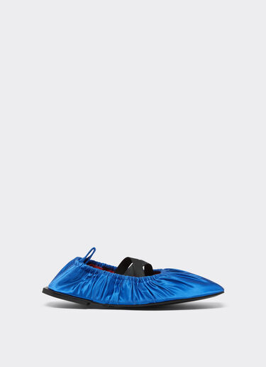 Ferrari Ballet flats in satin Klein Blue 22064f