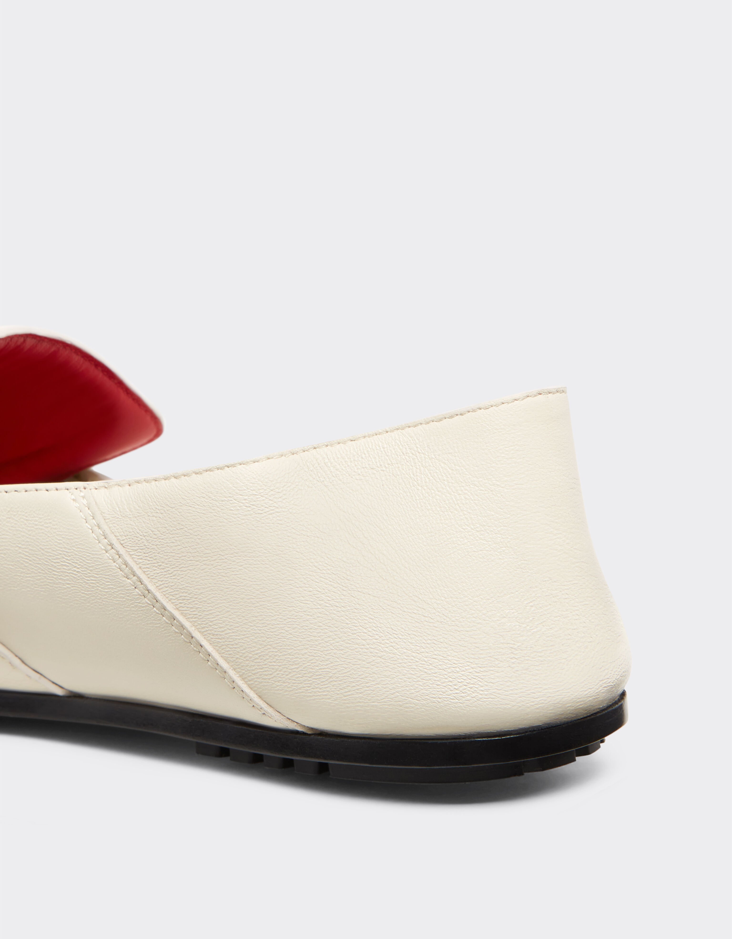 Ferrari Leather loafers Ecru 22228f