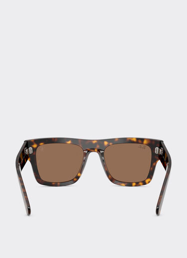 Ferrari Ray-Ban for Scuderia Ferrari RB2217M in havana acetate with dark brown lenses Beige LA01Hf