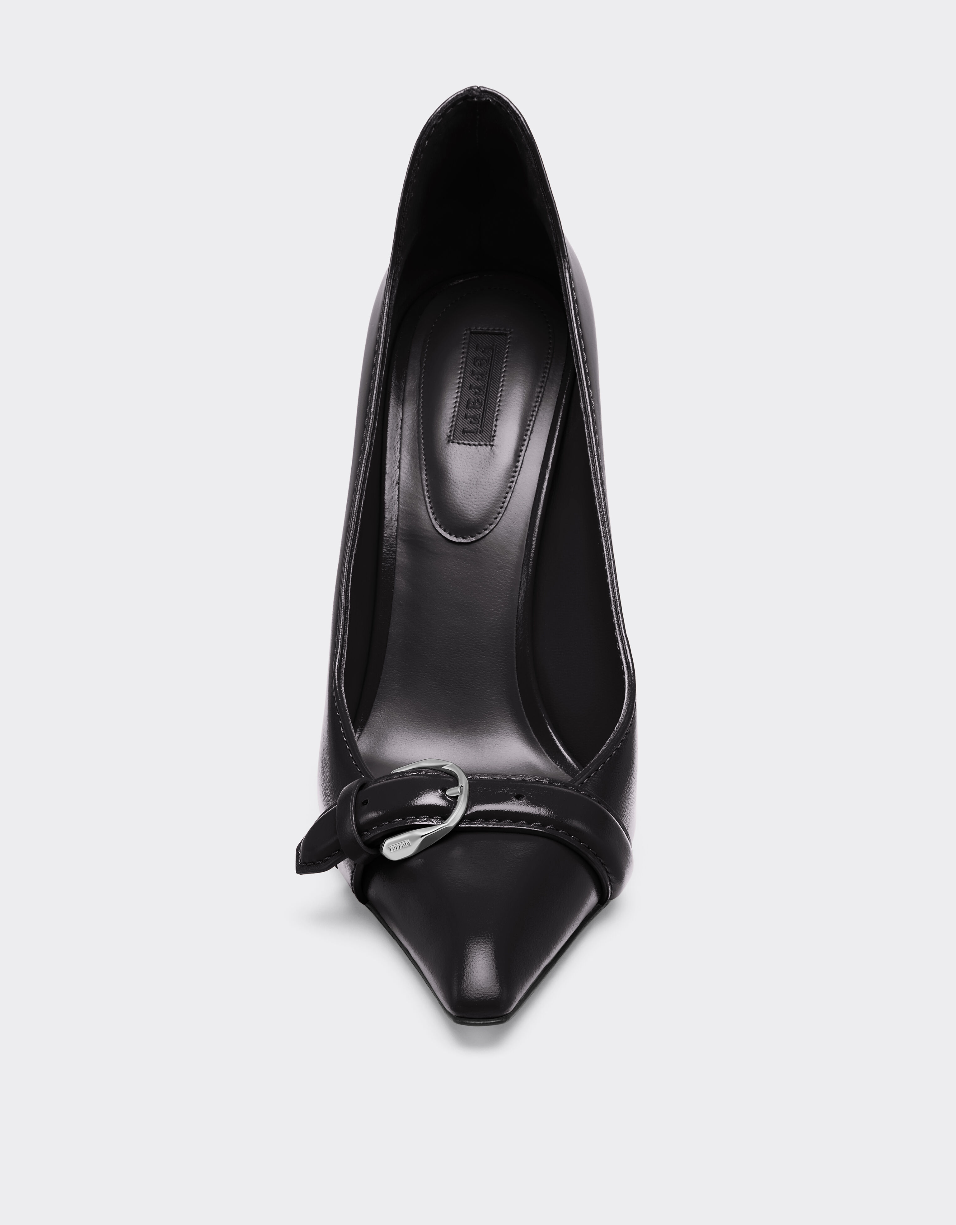Ferrari Court shoes in ultra-wet-effect glossy leather Black 49387f