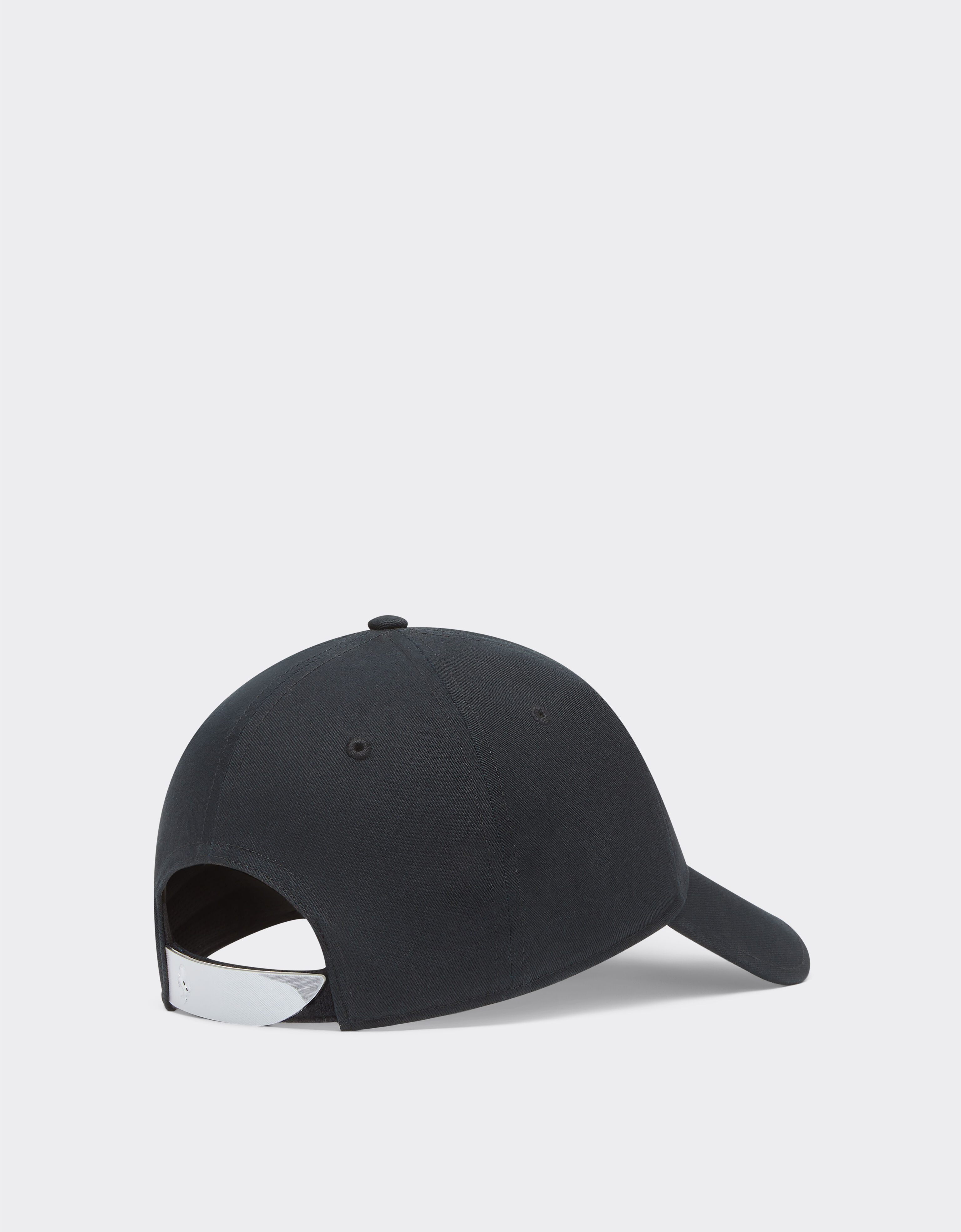 Ferrari Baseball cap with rubberized Ferrari logo Black Matt 20403f