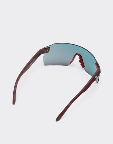 Ferrari Ray-Ban for Scuderia Ferrari 0FZ6024 en material inyectado con lente gris oscuro espejado rojo/amarillo Rosso LY0SG1424EXT0001f