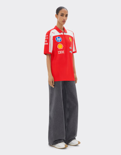 Ferrari Replica Drivers Authentic 2026 Polo Shirt Puma for Scuderia Ferrari HP Gift box Red LA0JBf