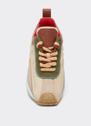 Ferrari Suede, nappa and nylon sneakers Powder Pink 50765f