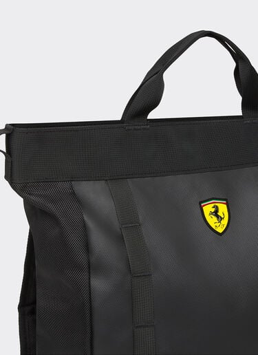  Tote backpack with Ferrari Scudetto Nero SBNBP0016HMM0032f