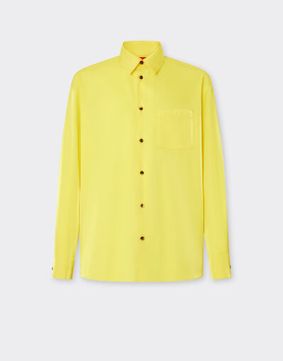 Ferrari Shirt in shiny viscose Giallo Modena 21874f