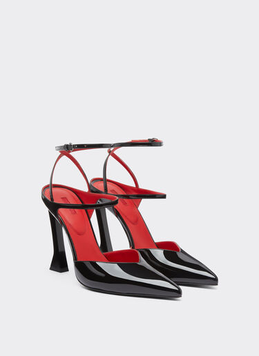 Ferrari Pump shoe in coated leather Black 22010f