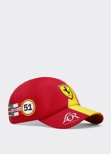 Baseball cap Ferrari Hypercar 51 Replica 2025 edizione speciale Ferrari Baseball cap Ferrari Hypercar 51 Replica 2025 edizione speciale Cherry LA06If