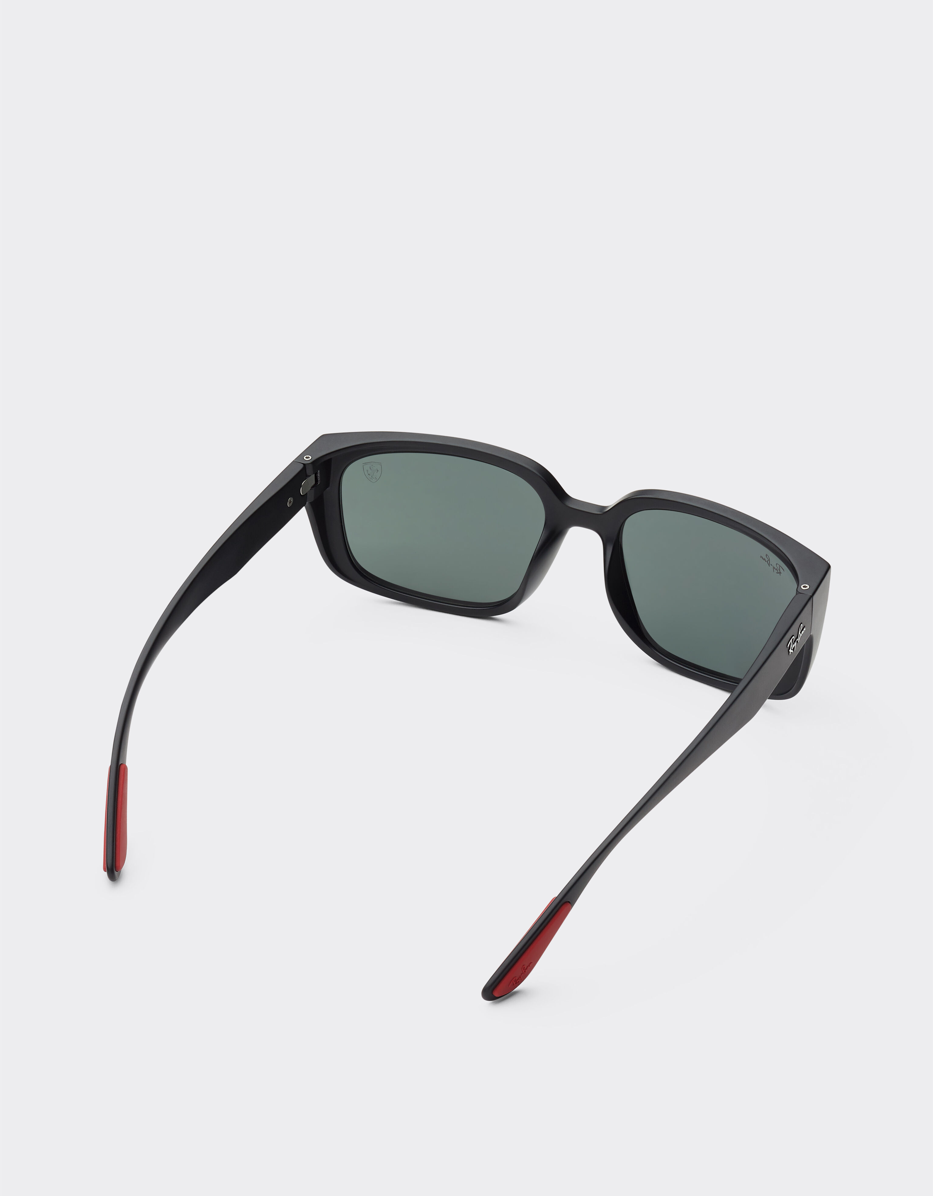 Ferrari Ray-Ban for Scuderia Ferrari RB4443M in black PEEK with dark green lens Black Matt F1516f