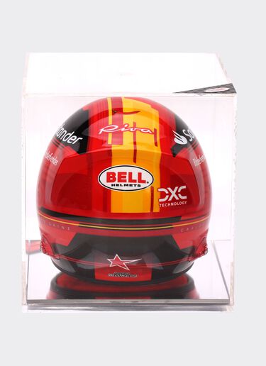 Ferrari Mini-Helm Carlos Sainz 2023 im Maßstab 1:2 - Barcelona Special Edition Rot F0902f