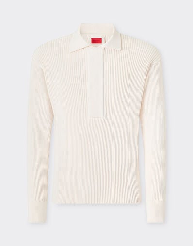 Ferrari Q-Cycle® 长袖 Polo 衫 石膏 22534f