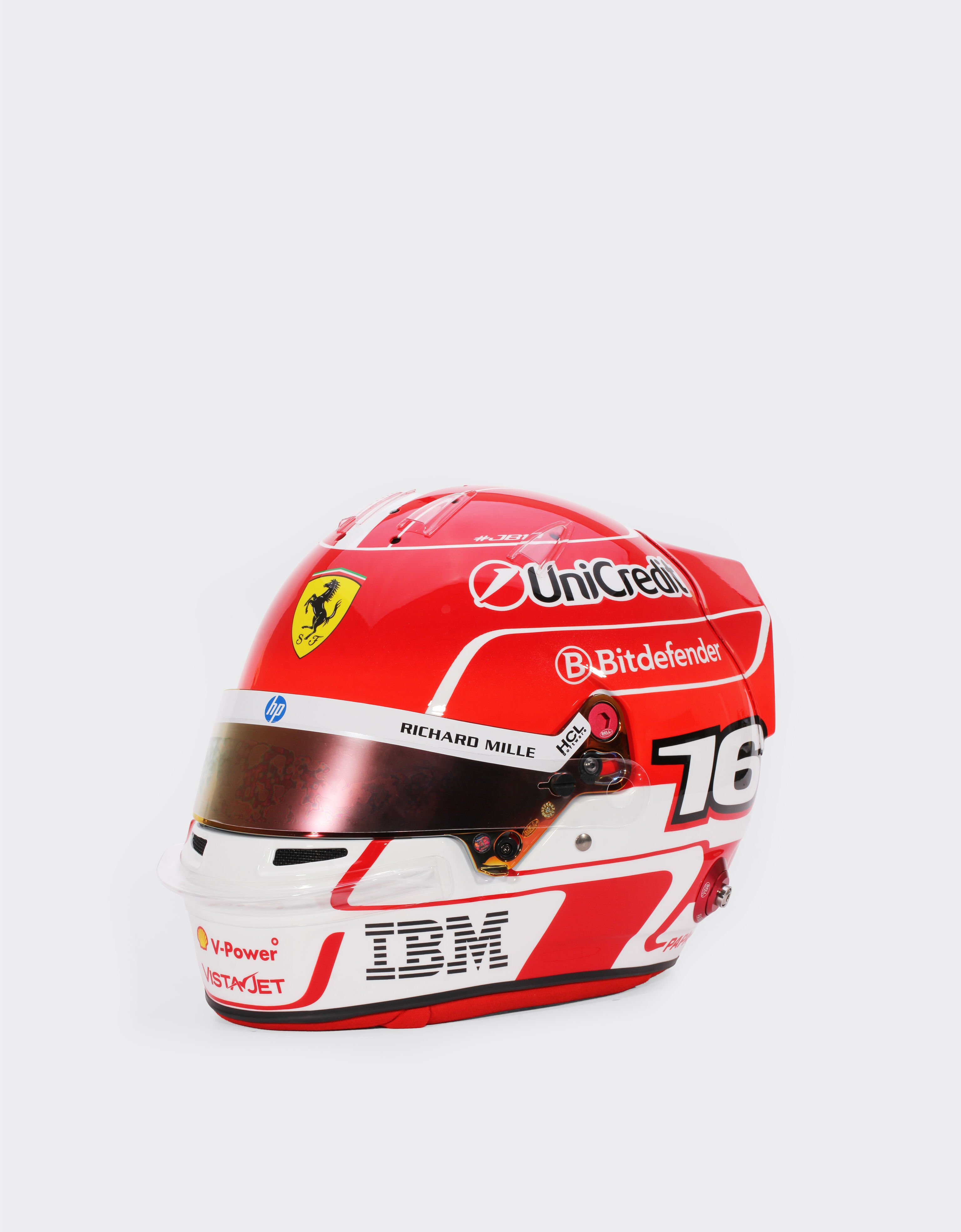 Ferrari 2025 Charles Leclerc helmet in 1:1 scale MULTICOLOUR LA079f