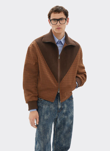 Bomber jacket in Q-Cycle® cotton twill Ferrari Bomber jacket in Q-Cycle® cotton twill Espresso 22605f