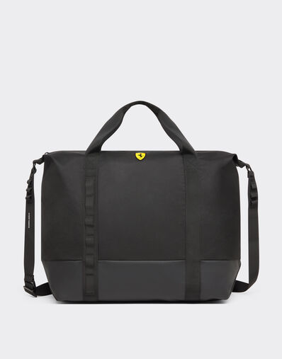  Weekender bag in technical fabric Nero SBNWE0003HMM0033f