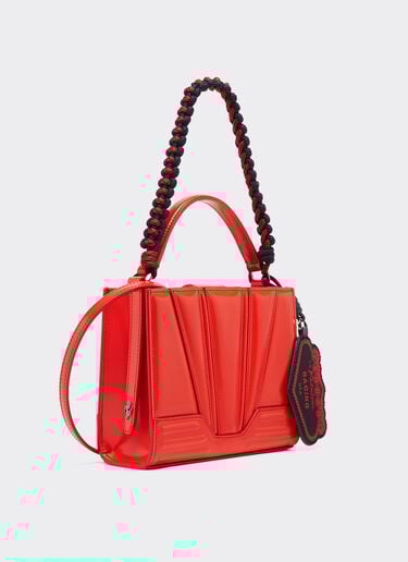 Ferrari Ferrari GT micro tote bag in leather Rosso Dino 51200f