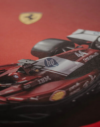 Ferrari Official Ferrari SF-25 Poster Giallo LE0P0147EXT0001f