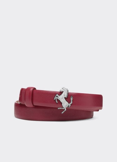 Thin nappa leather belt Ferrari Thin nappa leather belt Maison Red 50410f