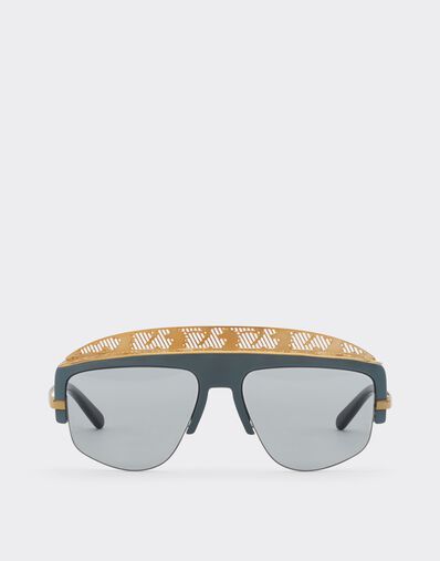 Ferrari Ferrari sunglasses with light blue lens Black F1581f