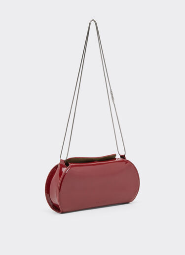 Ferrari Ferrari Dino leather wallet with shoulder strap Cherry 49275f