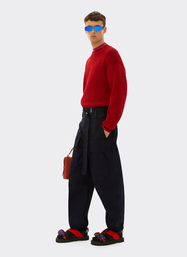 Ferrari Cargo trousers in organic cotton Navy 48323f