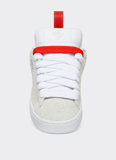 Ferrari Ferrari Style Suede XL trainers by Puma Optical White F1466f