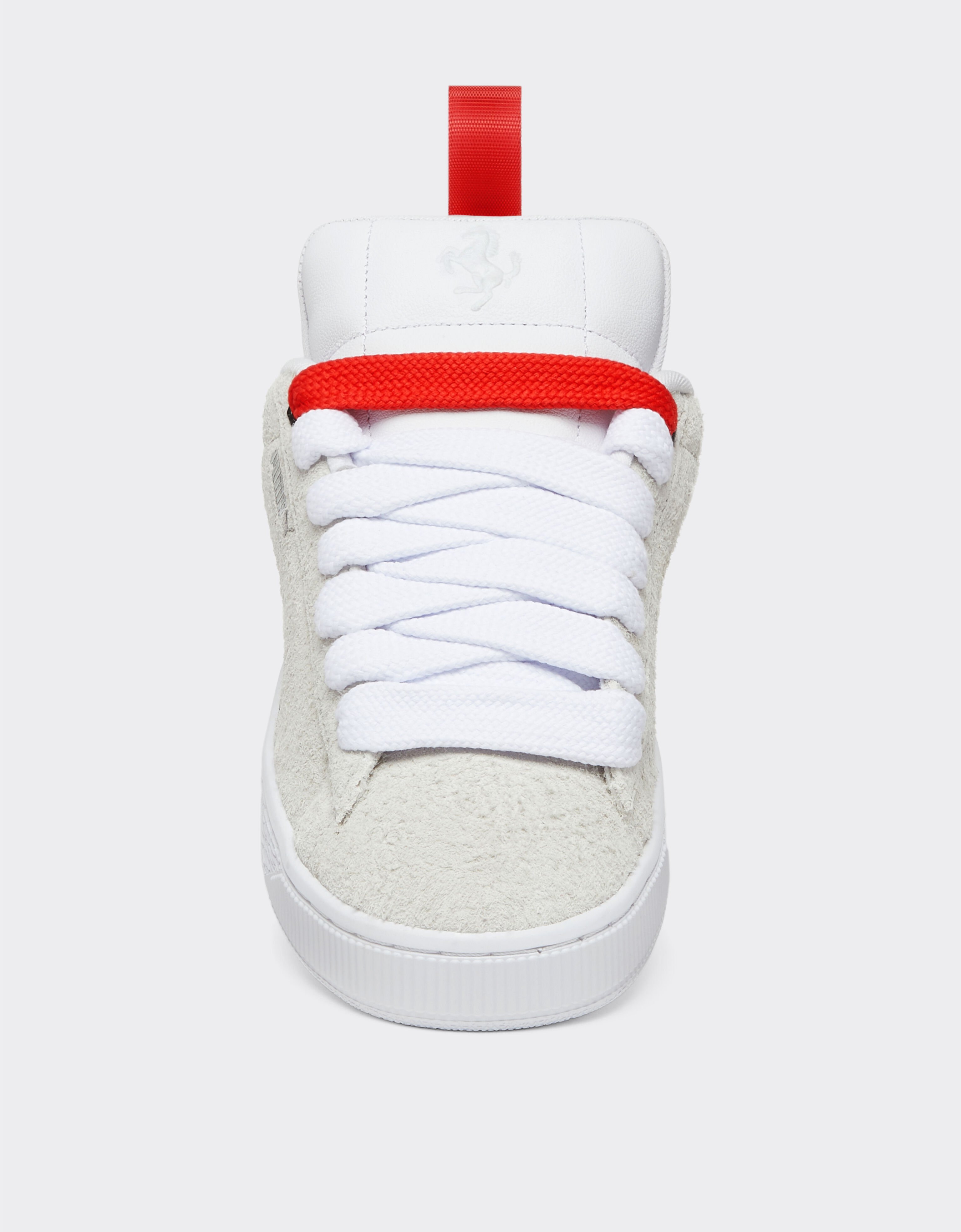 Ferrari Ferrari Style Suede XL trainers by Puma Optical White F1466f