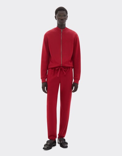 Ferrari Pantalón de felpa técnica de jersey Rojo Maison 50811f