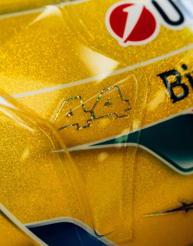 Ferrari Lewis Hamilton Silverstone Special Edition 2026 Mini Helmet, 1:2 Scale Multicolore LO0R2673EXT0001f