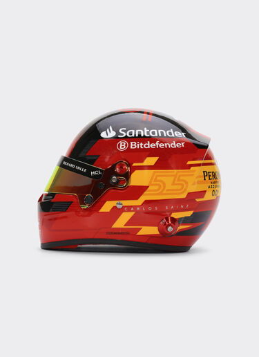 Ferrari 2024 Carlos Sainz mini helmet in 1:2 scale Red F1345f