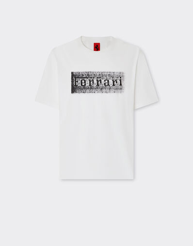 Ferrari T-shirt with Ferrari logo graphic Ecru 22039f