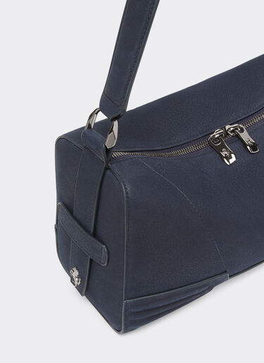 Ferrari Sac à bandoulière Ferrari GT en nubuck souple Navy 22118f