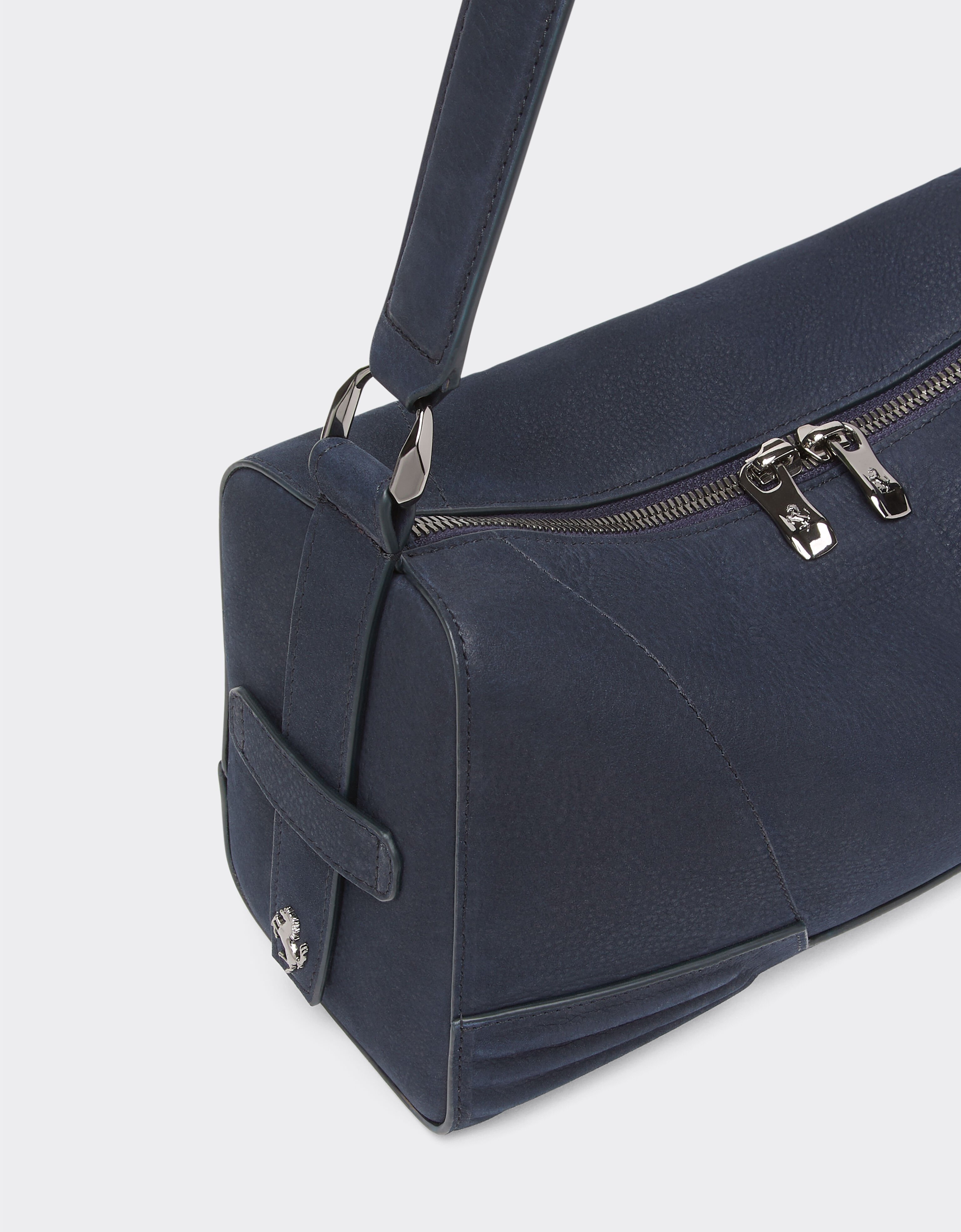 Ferrari Sac à bandoulière Ferrari GT en nubuck souple Navy 22118f