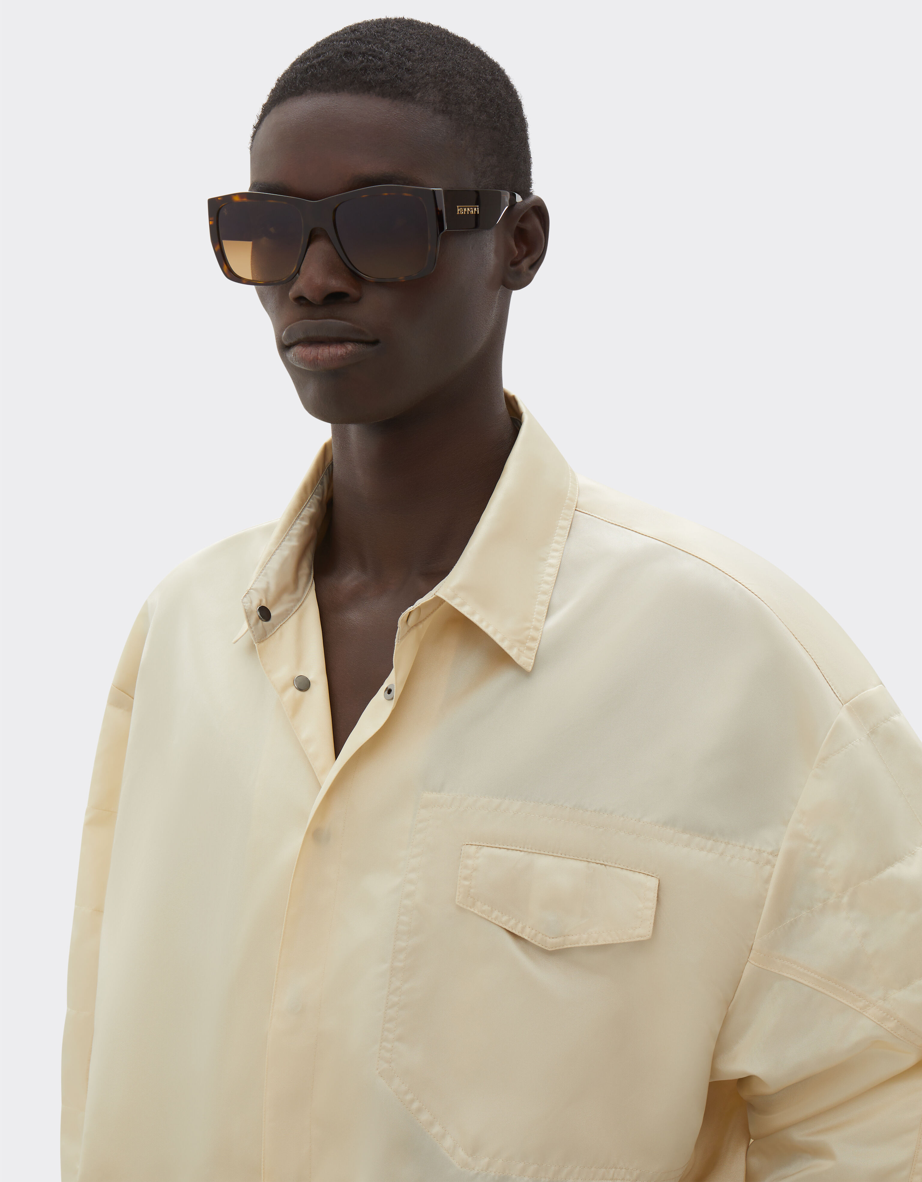 Ferrari Ferrari sunglasses in Havana acetate with polarised brown gradient lenses Tortoiseshell F1264f