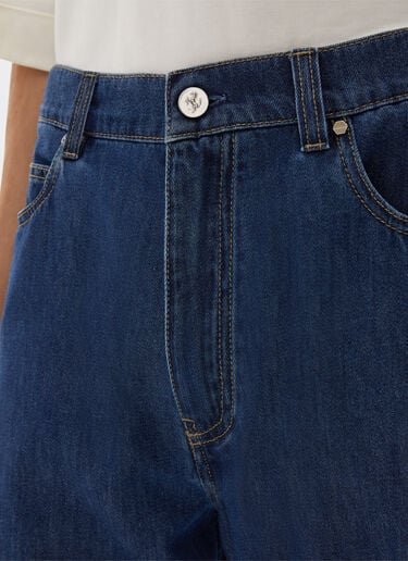 Jean 5 poches avec détails en Alcantara® Ferrari Jean 5 poches avec détails en Alcantara® Blu Denim CDMTR0014DCO0014f