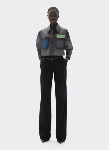 Reconditioned by Ferrari denim overshirt jacket Ferrari Reconditioned by Ferrari denim overshirt jacket Dark Grey 50147f