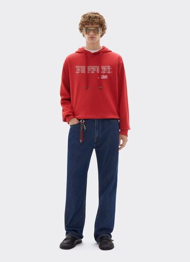 Ferrari-Sweatshirt aus Baumwolle für den GP von Monaco 2026 Ferrari Ferrari-Sweatshirt aus Baumwolle für den GP von Monaco 2026 Rosso Magma CJMSW0051JCO0057f